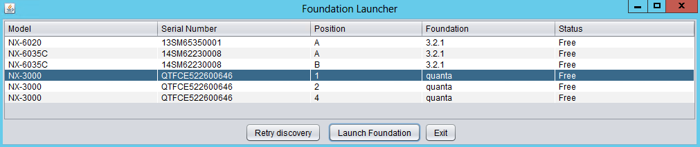 Foundation - Discovery Applet