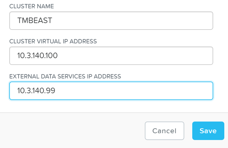 Volumes - Data Services IP