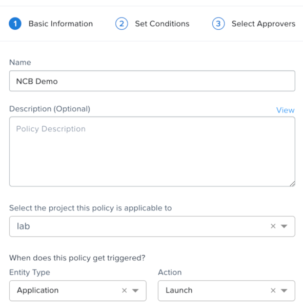 Approval policy creation, part 1 Approval policy creation, part 1
