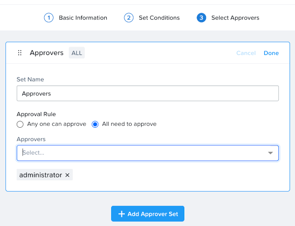 Approval policy creation, part 3 Approval policy creation, part 3