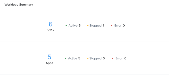 NCM Self-Service Workload Summary NCM Self-Service Workload Summary
